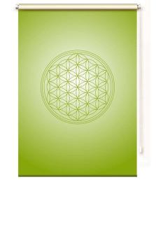 Extartiqe Duschrollo - Blume des Lebens green
